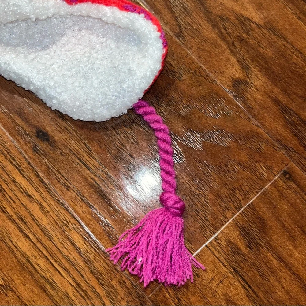 All in Motion Pink and Purple Winter Hat with Ear Flaps